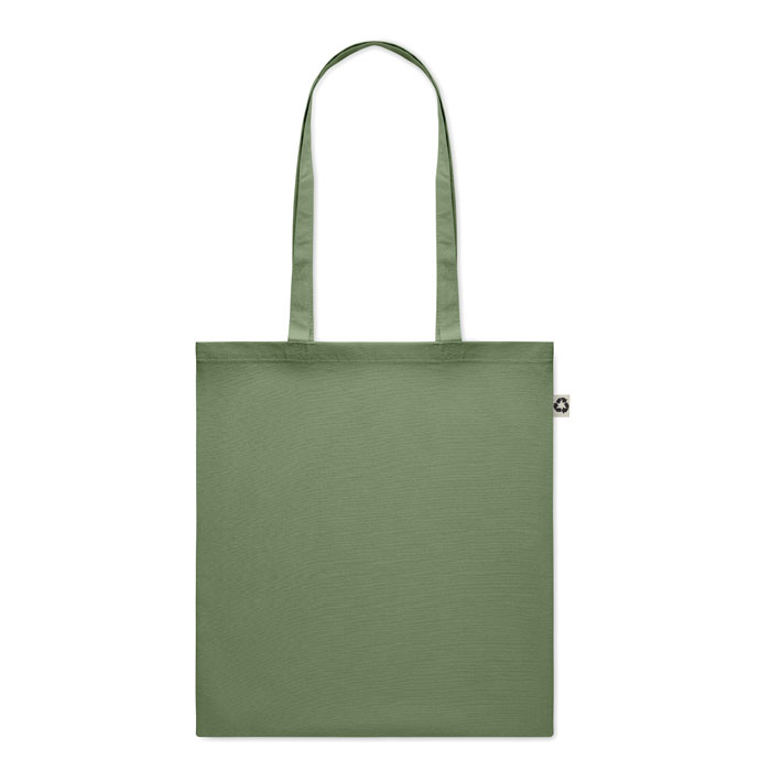 Sac shopping personnalisable coton recyclé Vert 